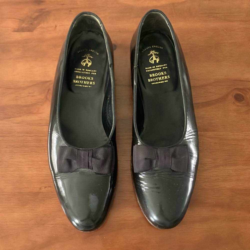 Vintage Brooks Brothers men’s tuxedo pumps